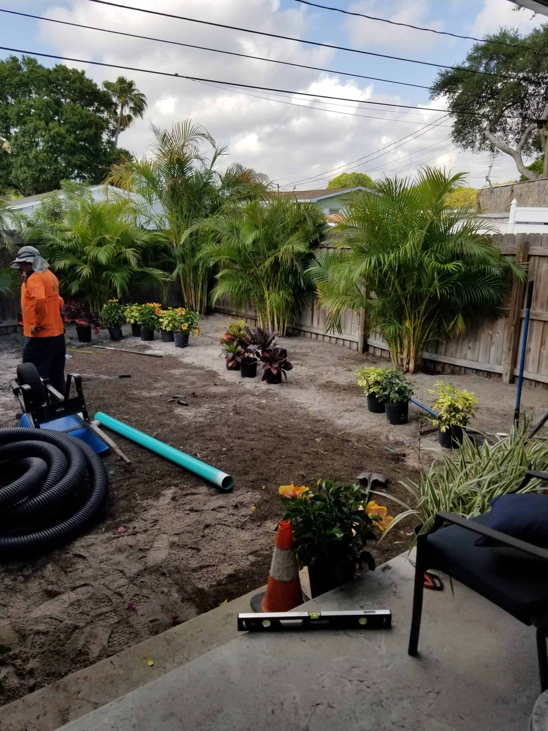 Beautiful landscape installation services in St. Pete Beach, Gulfport, and South Pasadena, FL!